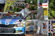 Rallye Český Krumlov: Dojezd posádek do cíle